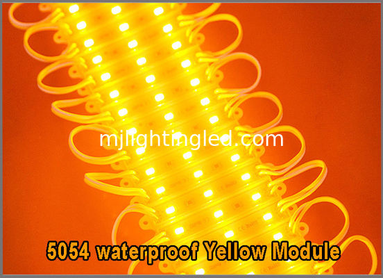 5730 DC12V 3leds Modulo LED SMD giallo impermeabile per segnale esterno fornitore