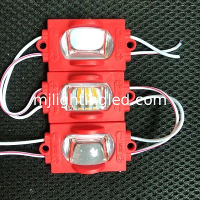 Modulo LED DC12V SMD2835 3LED 1.5W IP65 Modulo LED a iniezione impermeabile con lenti per cartelloni pubblicitari fornitore