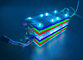 modulo Fullcolor di 24V 4led rgb LED Blockchain che annuncia il modulo molle di Antivari di plafoniera del film della scatola di luce fornitore