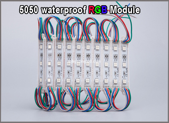 3x5050 Modulo LED RGB Luce 75 * 12 Moduli di cambio colore per cartelloni pubblicitari fornitore