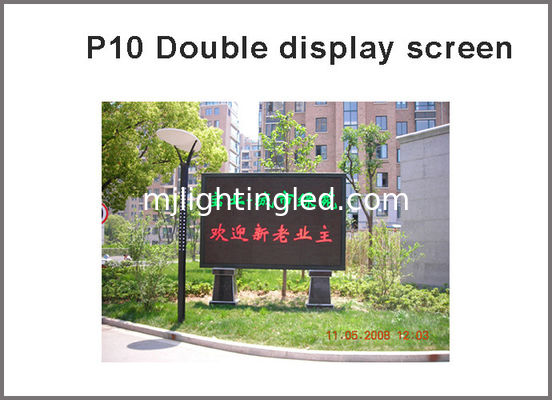 Esposizione programmabile dell'esposizione di LED all'aperto di rosso P10 + di verde del modulo del doppio P10 del modulo impermeabile bicolore di colore 1R1G LED