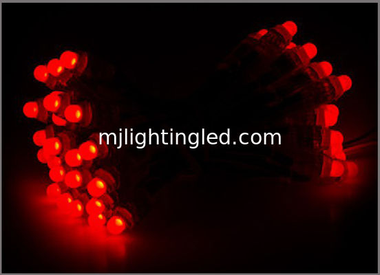 50 pz/lotto DC5V 12mm Pixel Modulo Punto Rosso Luce Per Lettere Leggere