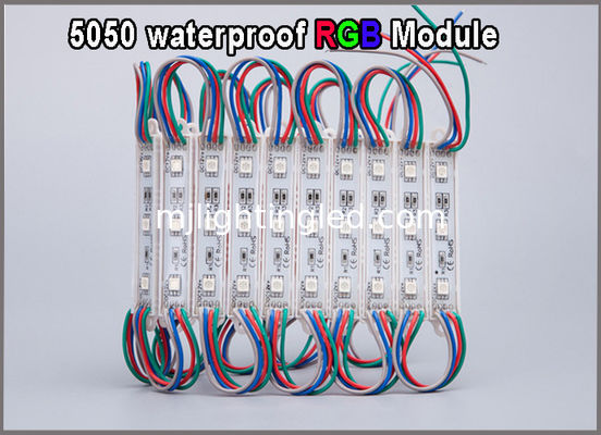 5050 moduli cambianti del pixel di colore impermeabile del modulo di 12V RGB LED che si accendono per il contrassegno della pubblicità